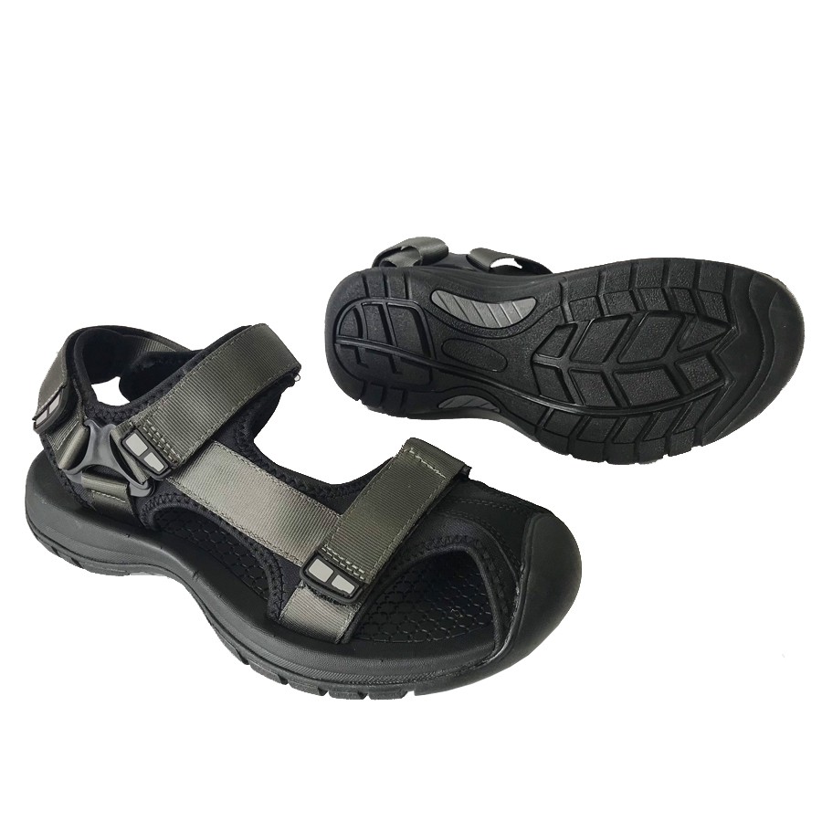 Giày sandal nam bít mũi quai dù có quai hậu cố định thích hợp mang dã ngoại đi phượt du lịch hiệu Rova RV25G