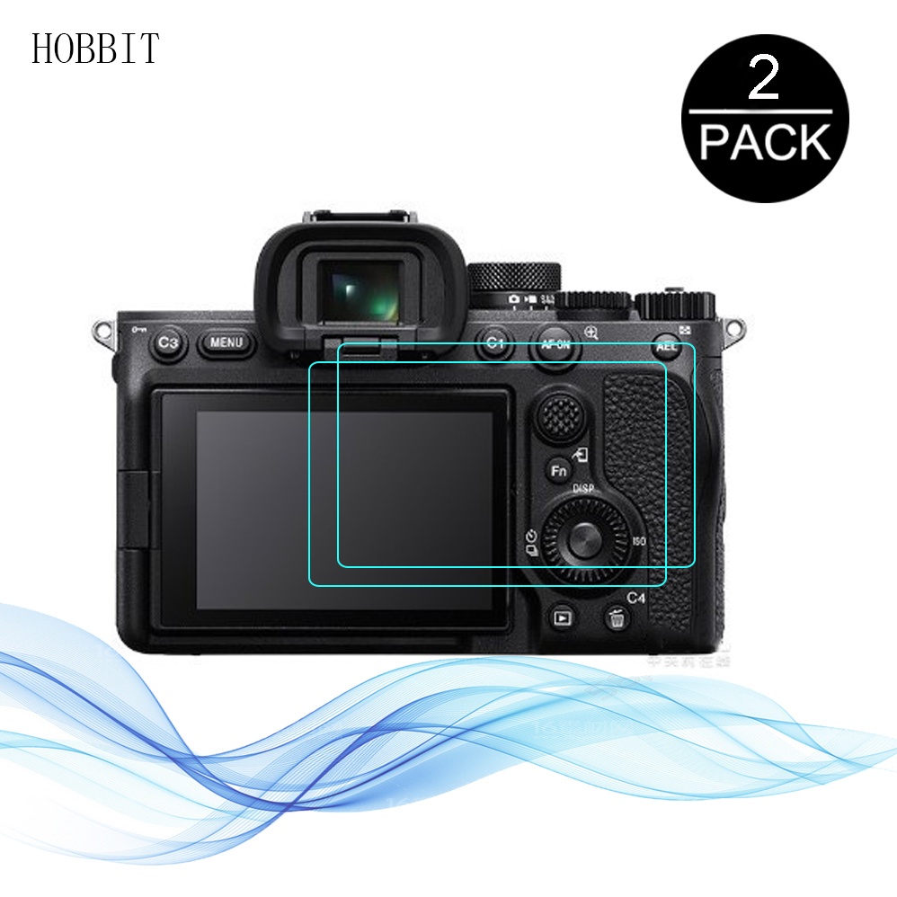 2 Miếng Dán Cường Lực 2.5D 9H Chống Nước Chống Trầy Cho Máy Ảnh Kỹ Thuật Số Sony A7 IV Kính