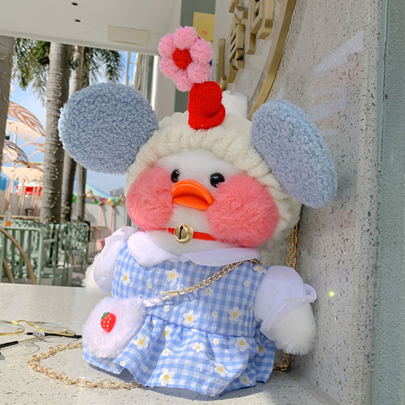 Túi Đeo Chéo Hình Chú Vịt Hoạt Hình Nhồi Bông Đáng Yêu