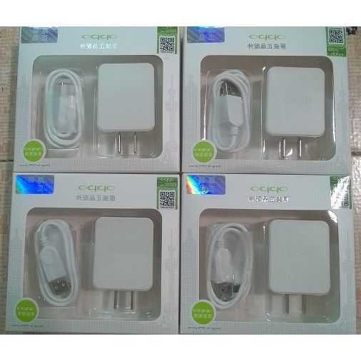 BỘ SẠC OPPO VUÔNG 2A LOẠI XỊN MÀU TRẮNG