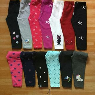 Quần legging thun ôm cho bé gái từ 8-25kg