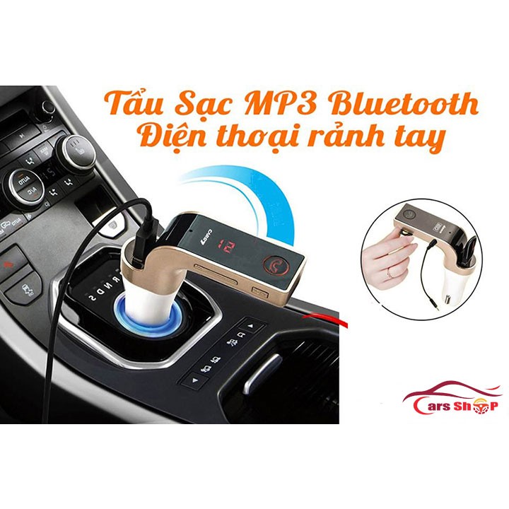 Tẩu sạc kiêm nghe nhạc Bluetooth trên ô tô