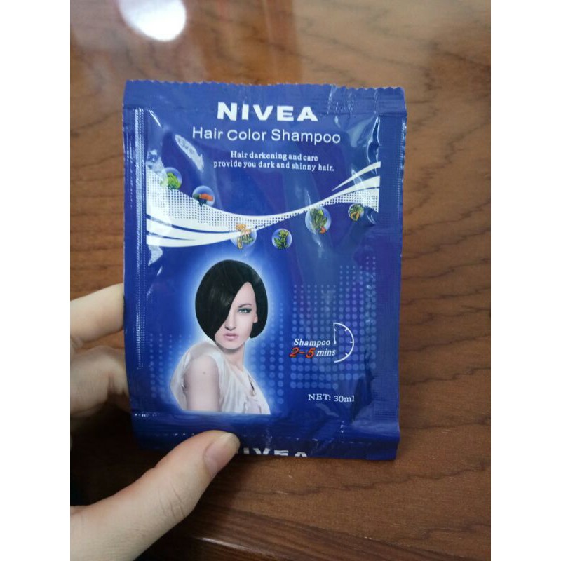 dầu gội đen tóc nivea