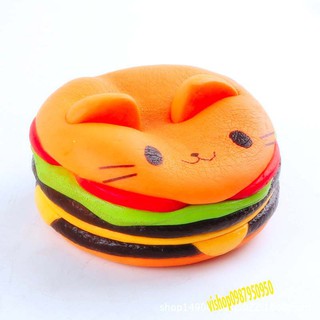 SquiShy BÁNH HAMBURGER MÈO