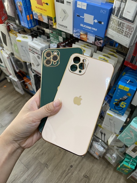 Ốp iphone vuông cạnh 7plus/8plus/x/xs/xsmax/xs max/11/11promax/11pro/12/12mini/12promax độ lên Iphone 12 - Rẻ vô địch