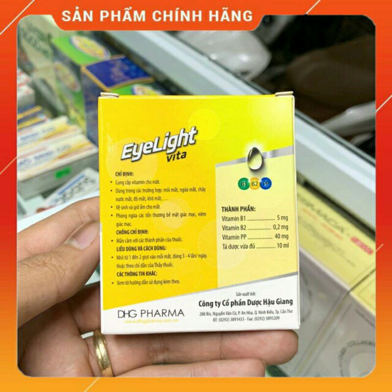 NHỎ MẮT EYELIGHT VITA chai 10ml