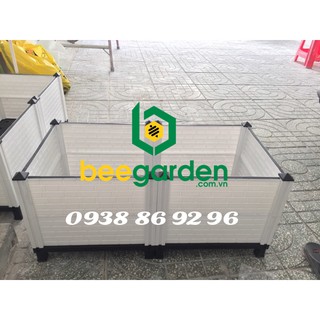 Chậu lắp ghép trồng rau d 80cm x r 40cm x cao 37cm