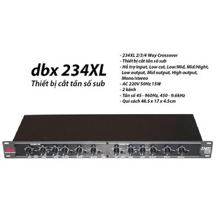 [Mã ELHACE giảm 4% đơn 300K] Thiết bị chỉnh âm Crossover 234 XL