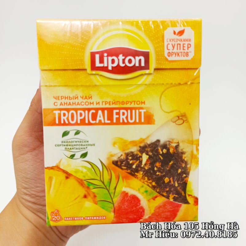 [T8/2022] Thùng 12 hộp trà Lipton Nga