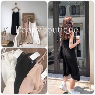 🌸váy 2 dây đũi xuông - đầm trơn basic nữ cực xinh 🌸