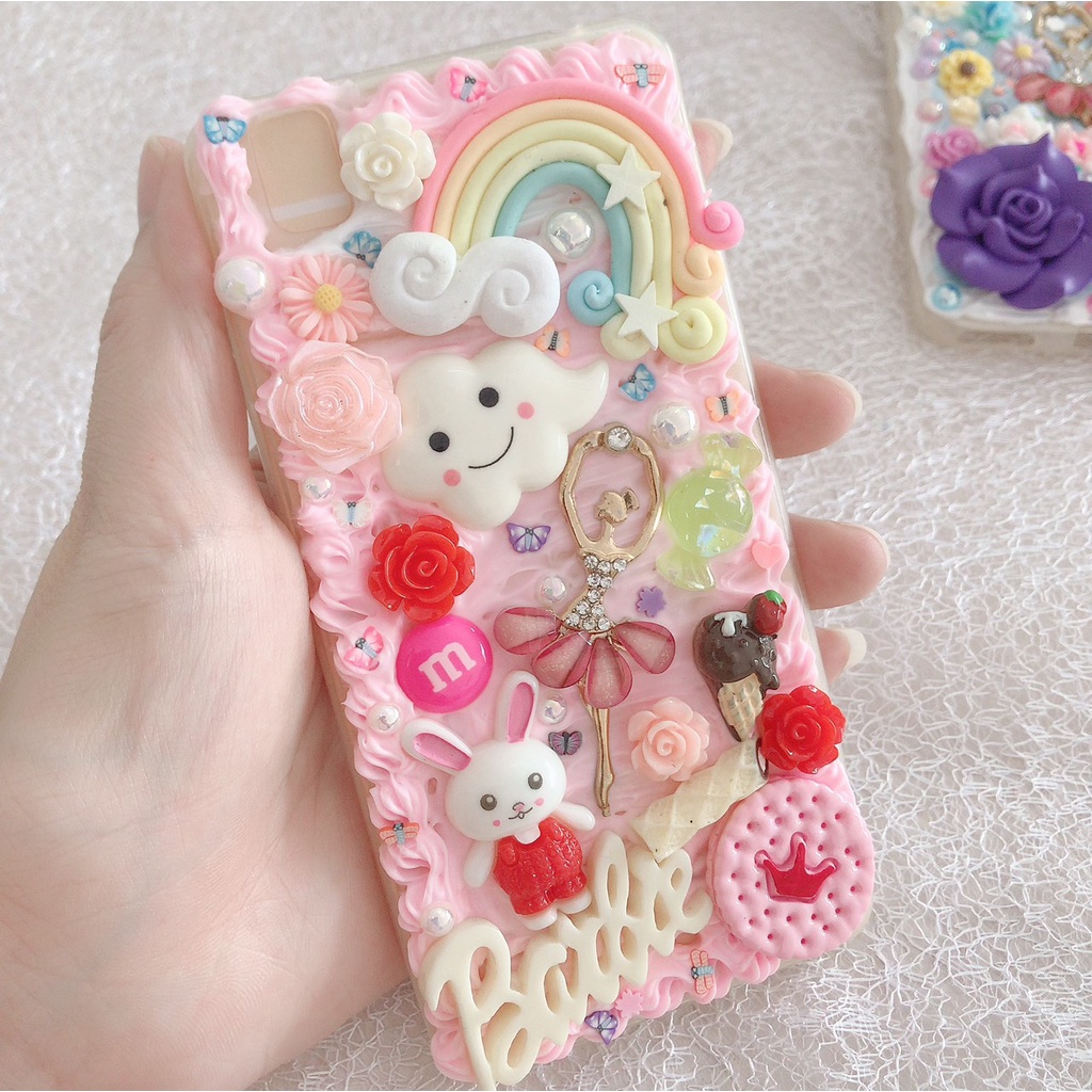 Bộ Kit keo kem trang trí mẫu Thiên Thần Set Nguyên Liệu Keo Kem Trang Trí Ốp lưng