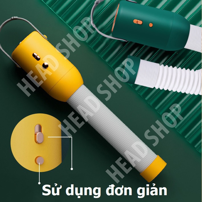 Máy Sấy quần áo sưởi ấm nhà cửa chăn gối mini cầm tay thông minh tiện dụng đa chức năng mã RF168  HeadShop