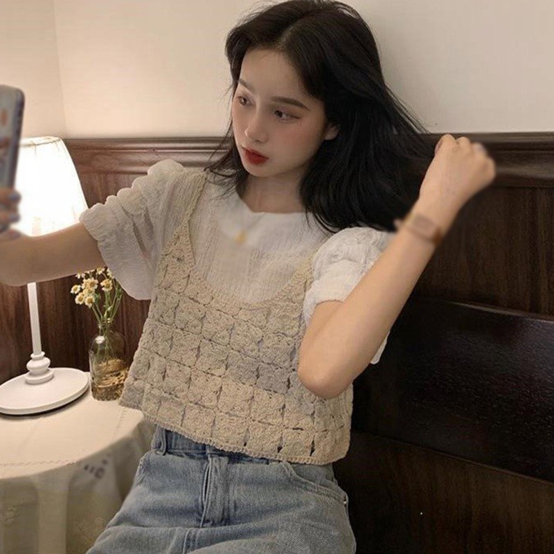 Áo Nữ Không Tay Kiểu Dáng Retro Thời Trang Cá Tính | BigBuy360 - bigbuy360.vn