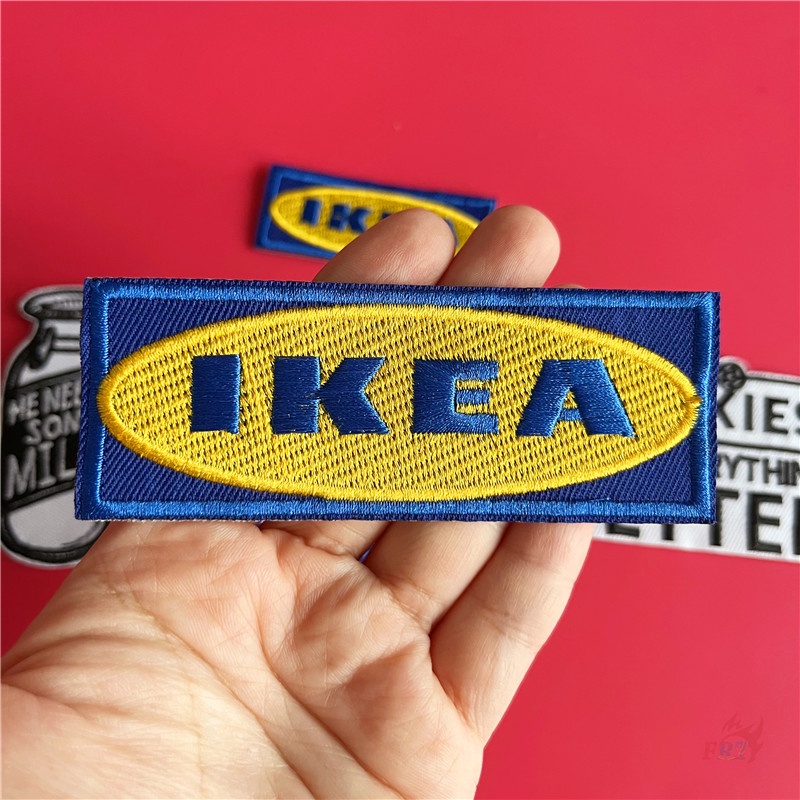 ☸ Ikea Miếng Dán Ủi Phong Cách Bắc Âu Sang Trọng ☸ 1 Miếng Dán Ủi Quần Áo Hình Bánh Quy Sữa