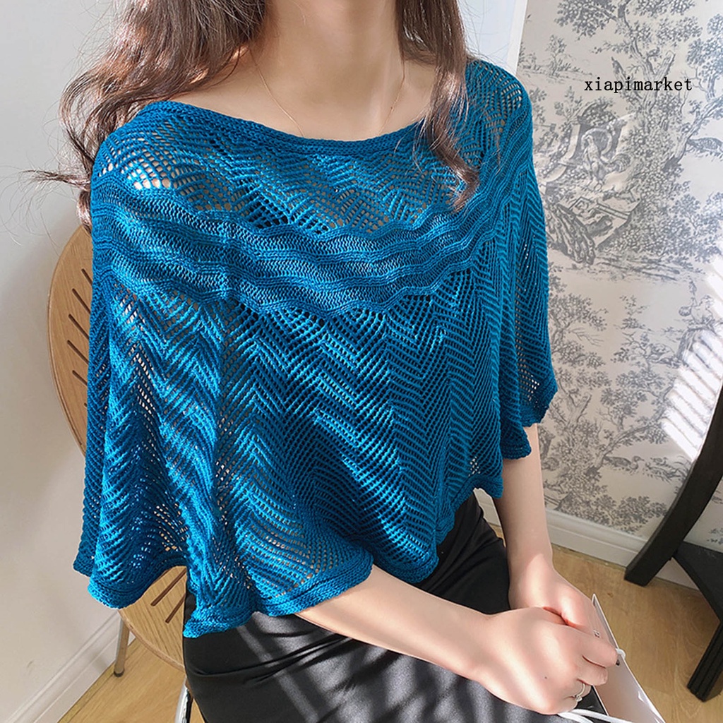 Cổ Áo Giả Chống Nắng Khoét Lỗ Thời Trang Đi Biển Cho Nữ