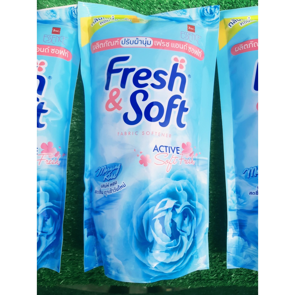 Nước Xả Vải FRESH SOFT Thái Lan 600ml/túi Hương Hoa Thơm Ngát Dài Lâu