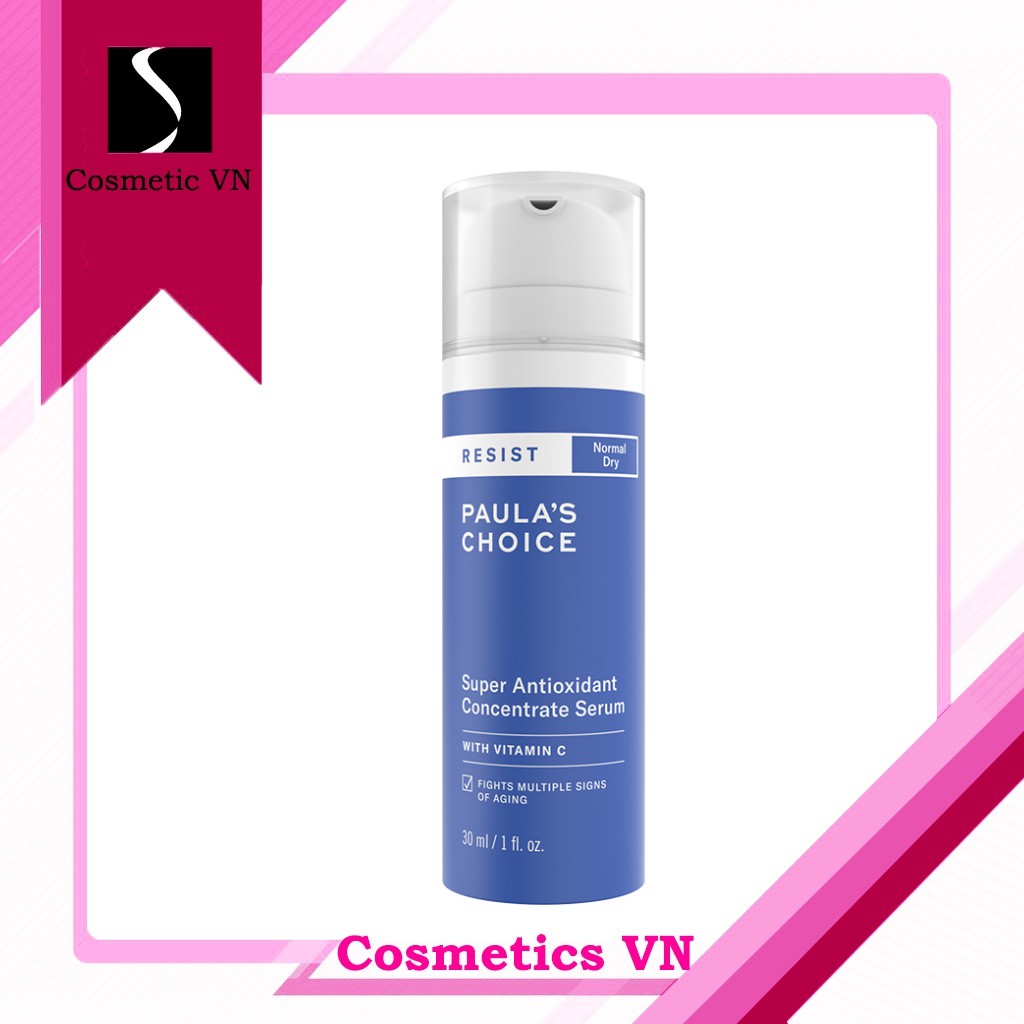 Serum chống lão hóa chuyên sâu dành cho da khô Resist Super Antioxidant Concentrate Serum (Mã 7640)
