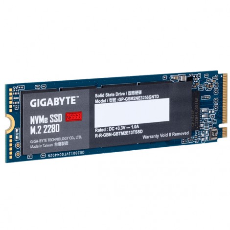 Ổ cứng SSD 256GB Gigabyte GP-GSM2NE3256GNTD (M.2 PCIe)