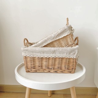 Giỏ mây vintage