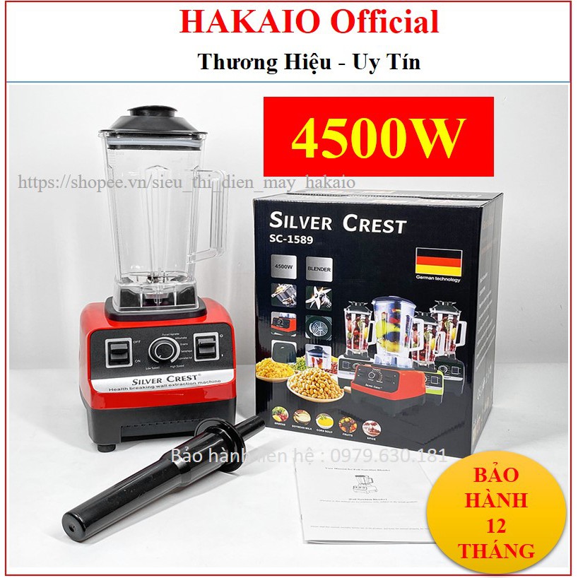 Máy Xay Công Nghiệp - 4500W SILVER CREST- SC1589 Xay đá, xay thịt Yoko Store