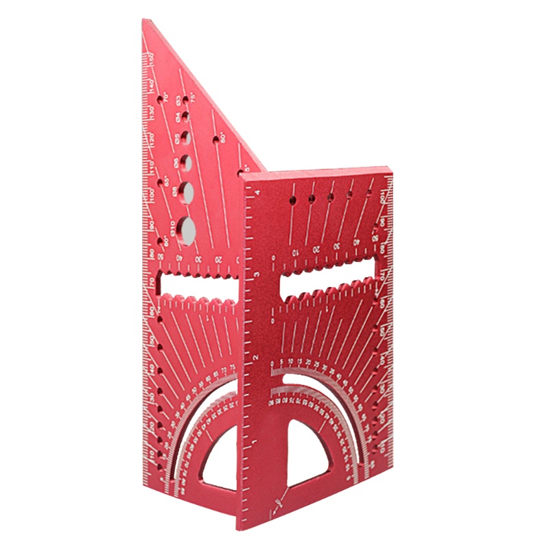 Thước Đo Lỗ Khoan Chế Biến Gỗ Bằng Hợp Kim Nhôm 3-10mm le 0°-160°