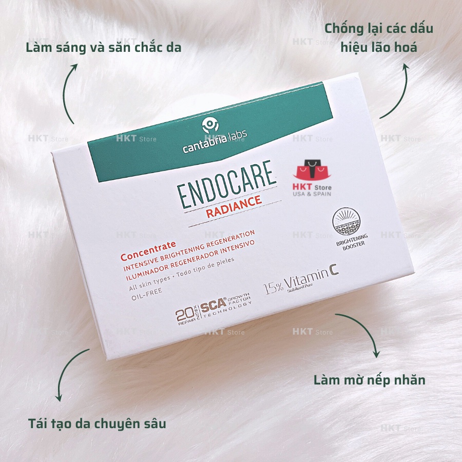 Endocare Radiance Concentrate Tinh chất chuyên sâu làm sáng da, phục hồi, tái tạo & chống lão hóa