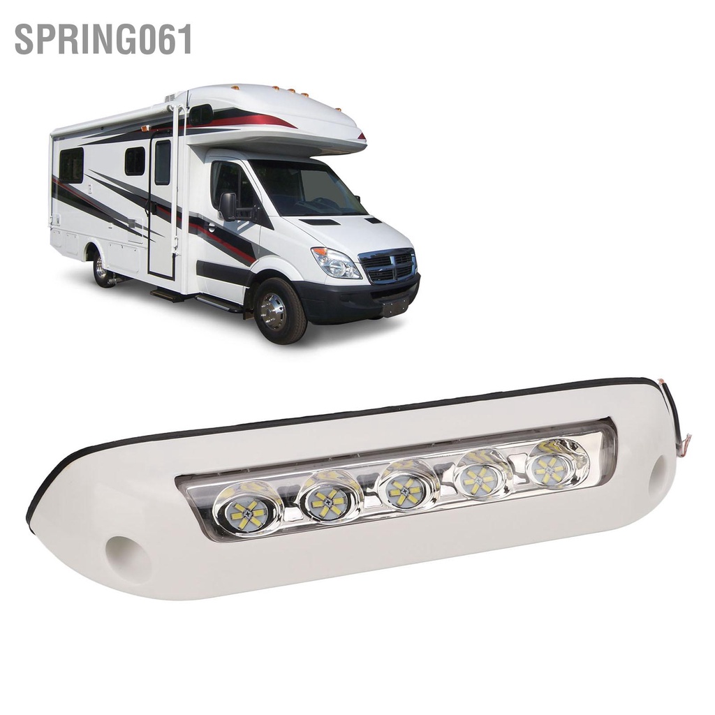 Spring061 Đèn chiếu sáng mái hiên LED RV phổ quát 12V 6000K tiện ích ngoại thất chống thấm nước cho người cắm trại ở xe kéo