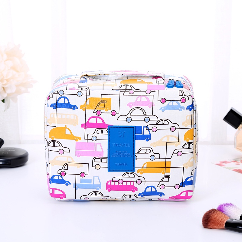 Túi Đựng Mỹ Phẩm Du Lịch In Họa Tiết Xinh Xắn Tiện Dụng