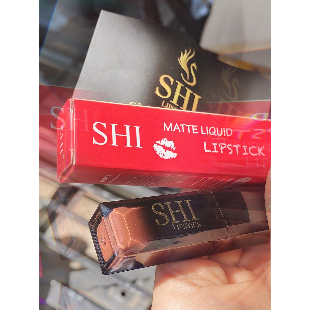 THANH LÝ SIÊU RẺ Son Kem Lì SHI chính hãng nội địa lâu trôi mềm mịn matte lipstick sỉ rẻ ko chì thiên nhiên