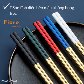Đũa ăn cơm , đũa inox 304 cao cấp Fiore