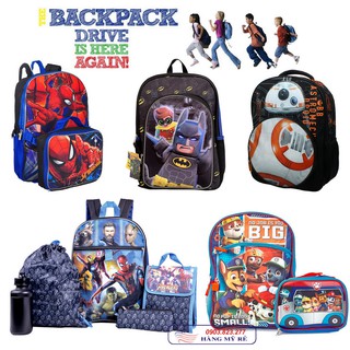 Balô Đi Học Marvel cho Bé (Hàng Mỹ xách tay)