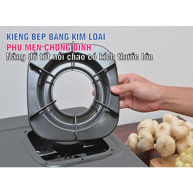 Bếp gas đôi Rinnai RV-360N Mặt men Chính Hãng