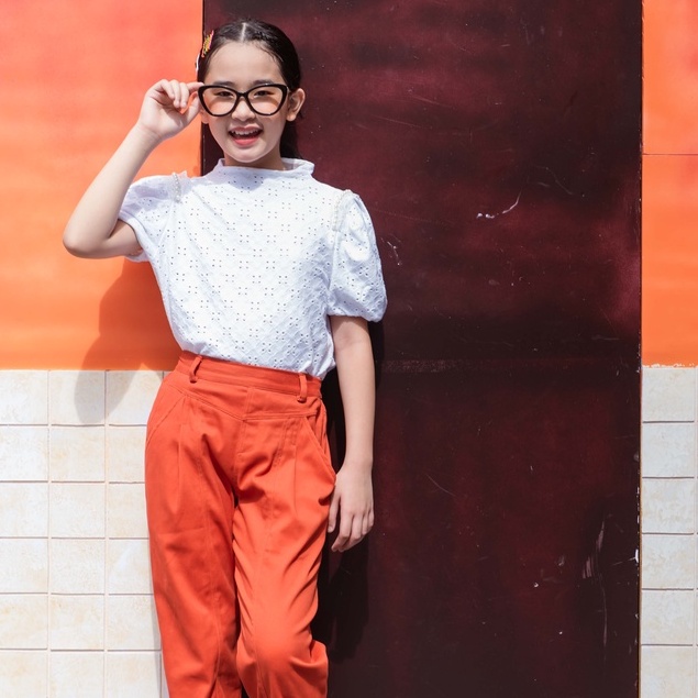 Quần kaki JOOKYLI bé gái chun Baggy 22G1015