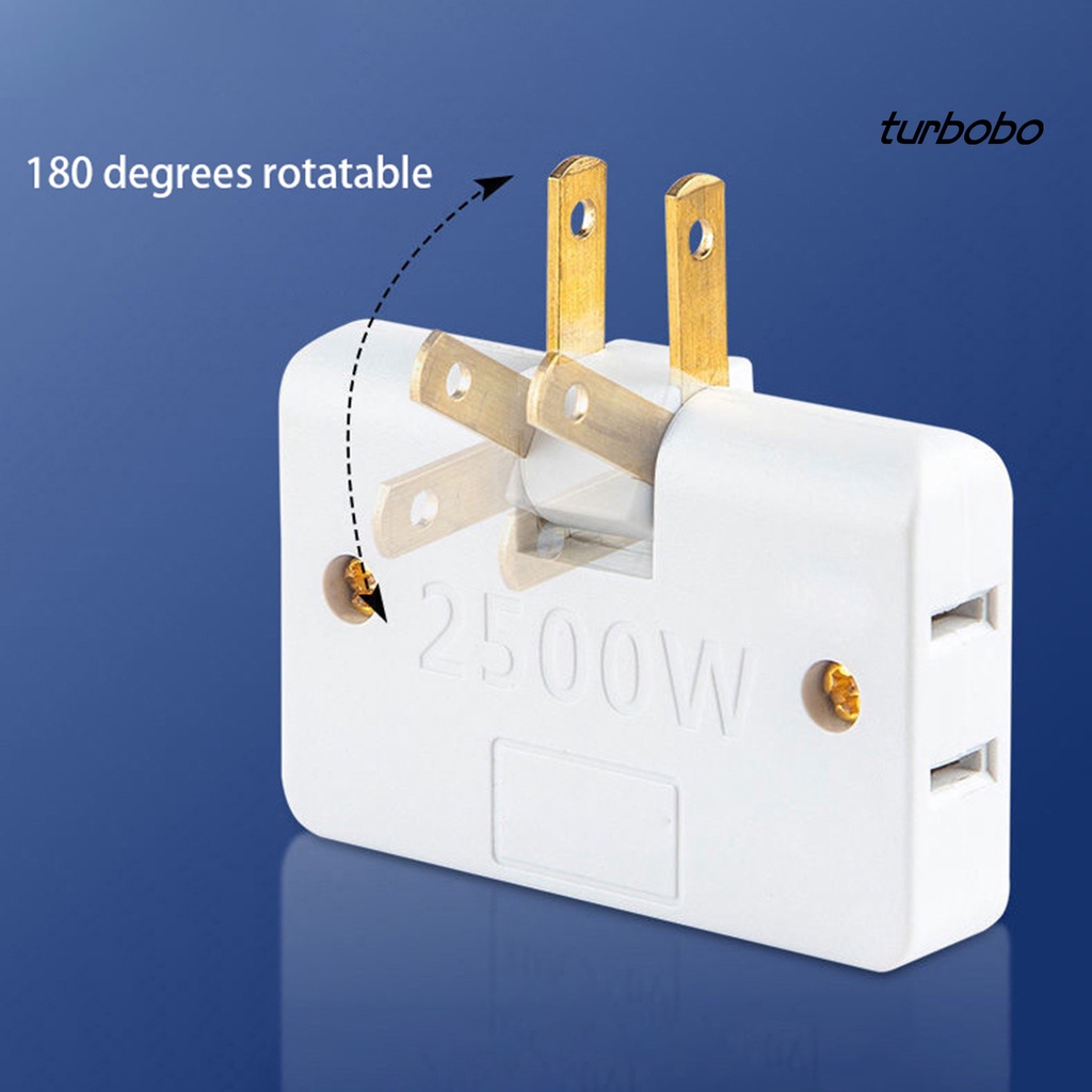 Bộ Chuyển Đổi Turbobo Ổ Cắm Xoay 180 Độ Tiêu Chuẩn Mỹ Cho Du Lịch