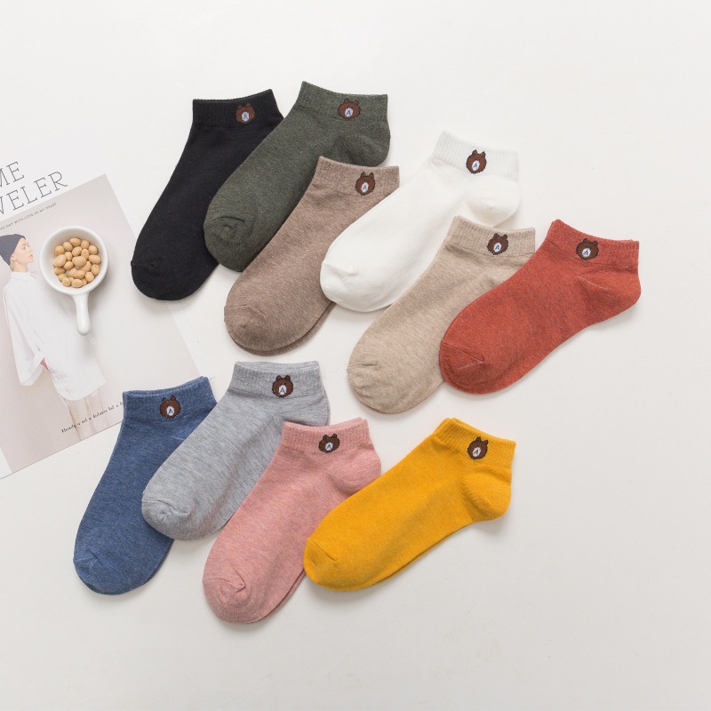 Bít tất nữ, vớ nữ cute dễ thương cổ ngắn giao màu ngẫu nhiên - Sam Sam Shop Đà Nẵng