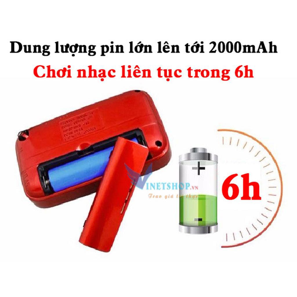 ĐÀI RADIO FM NGHE NHẠC QUA USB VÀ THẺ NHỚ AINGE /NONTAUS V8