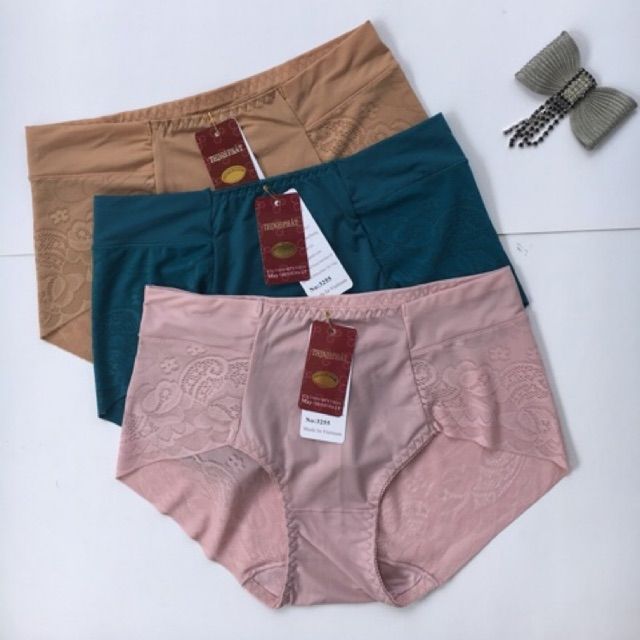 Set 5 Quần lót nữ lưng cao Thịnh phát, quần chíp nữ không viền mông cao cấp