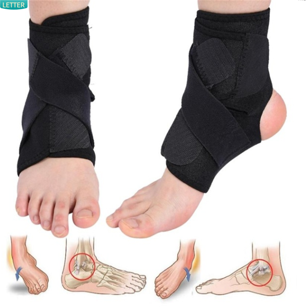 Đai Quấn Bảo Vệ Mắt Cá Chân Bằng Polyester Co Giãn Thoáng Khí Có Thể Điều Chỉnh