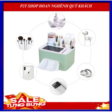 [ BAO GIÁ SHOPEE ] Hộp Giấy Nắp Đẩy Để Đồ Đa Năng Cho Phòng Tắm &amp; Phòng Ngủ 2 Tầng