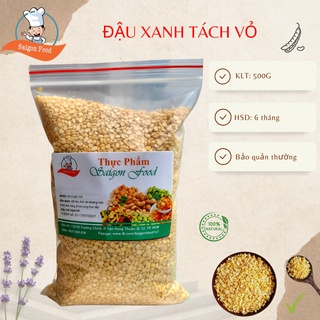 1kg đậu xanh tách vỏ nguyên chất 100% - saigonfood