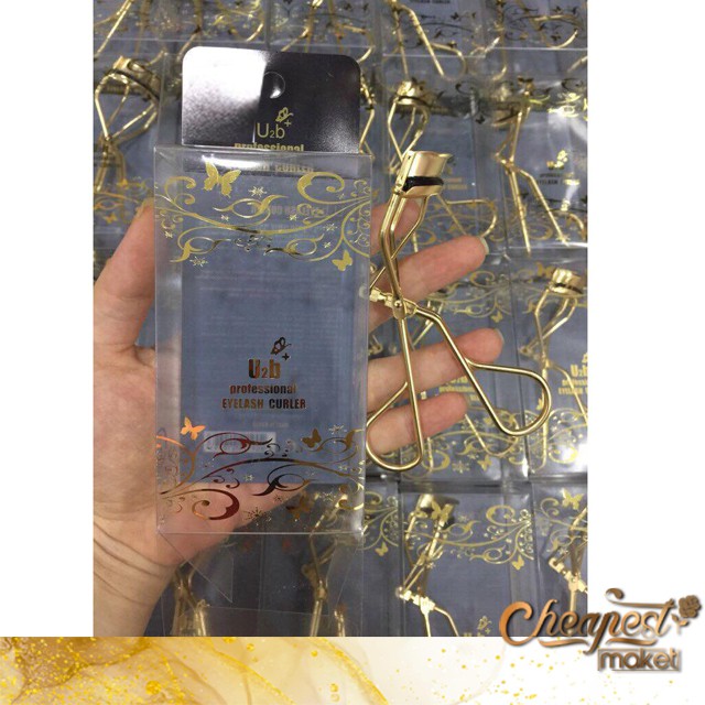 Kẹp Bấm Mi U2B Cao Cấp Màu Vàng