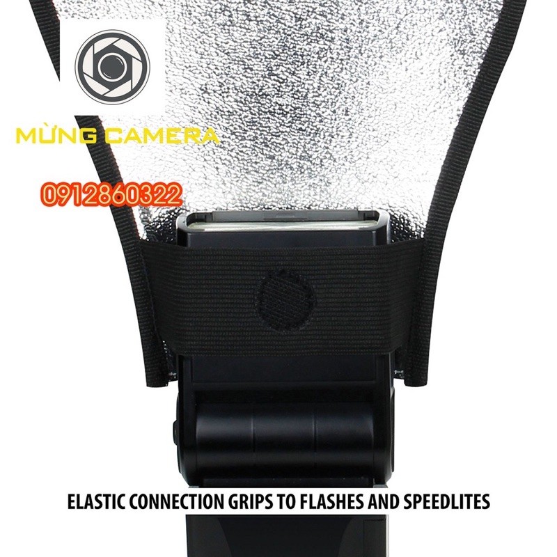 Phụ Kiện Tản Sáng Ánh Đèn Flash 2 Trong 1 Cho Máy Ảnh Canon 11x18 X 20cm