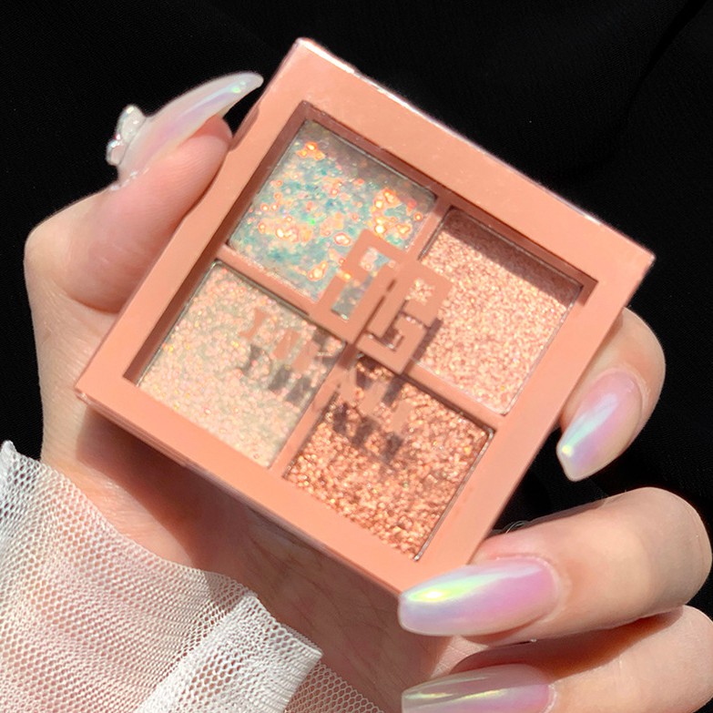 Phấn Mắt🍑FREESHIP🍑phấn Nhũ trang điểm mắt DIKALU 4 Ô Glint Bomb | BigBuy360 - bigbuy360.vn