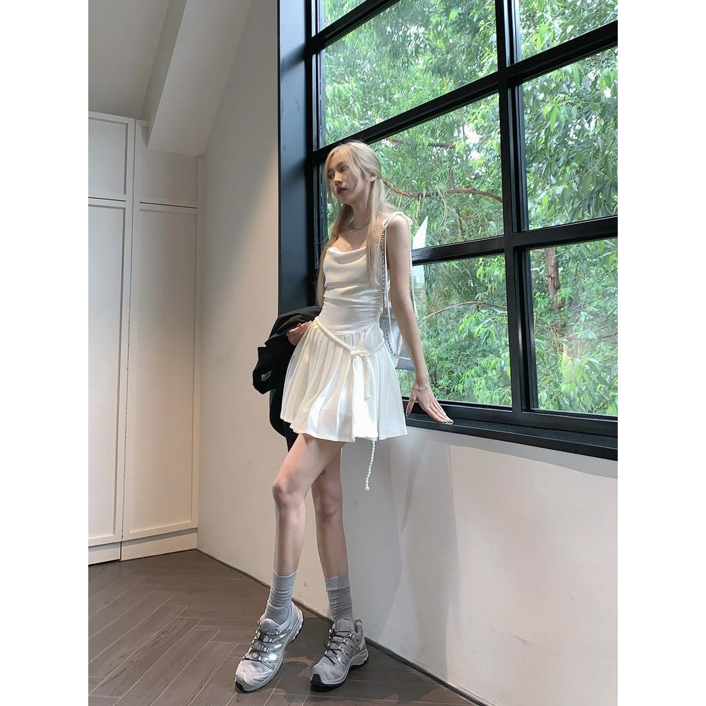 (MớI) Đầm TrắNg 63338 + ThắT Lưng