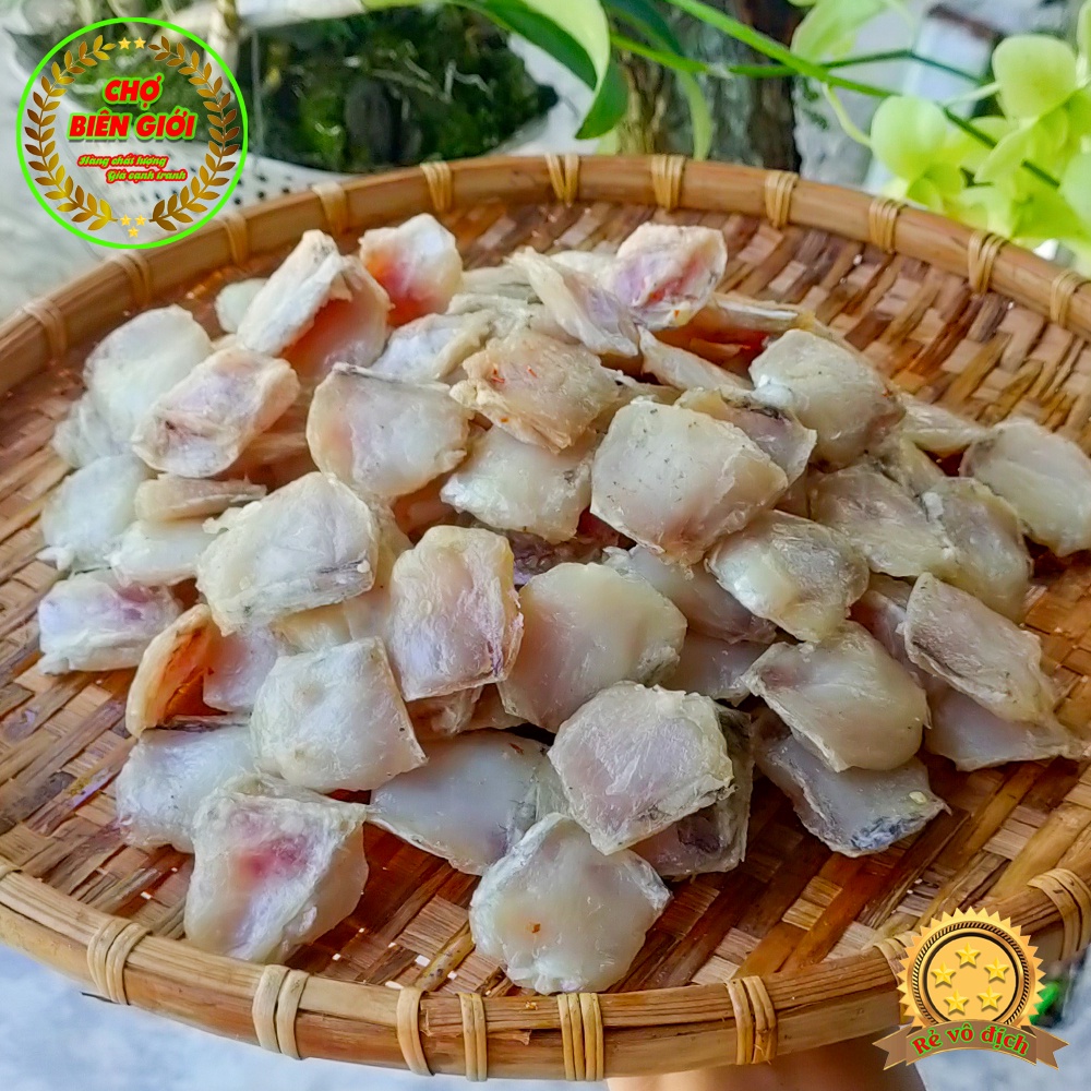 Khô Gò Má Cá Lóc Thịt Nhiều 2 Nắng Ướp Vừa Ăn Dùng Nấu Canh Chua Gói 300gr