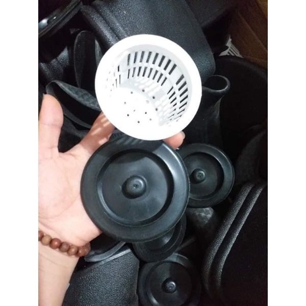 Combo rổ rác+ nắp bồn gội đầu