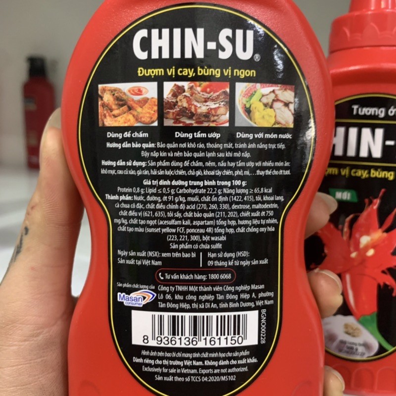 TƯƠNG ỚT CHIN SU 500G