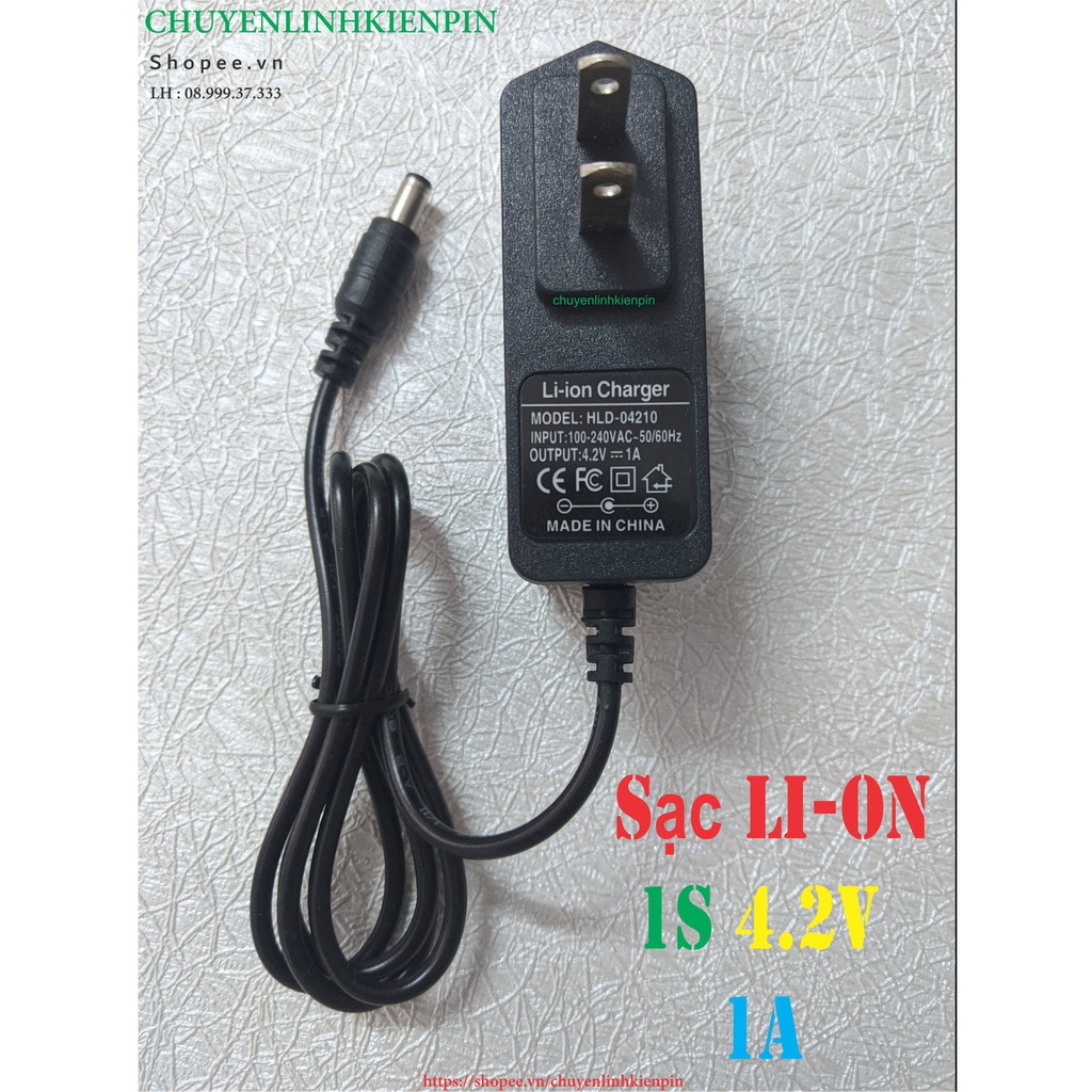 Sạc pin Li-on 1s 4.2V 1A có đèn ( BL64_8 )