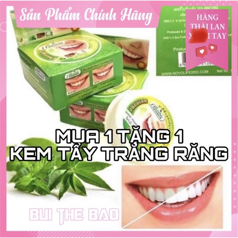 Mua 1 Tặng 1 🥥 Tẩy Trắng Răng Dừa Thái Lan 🇹🇭