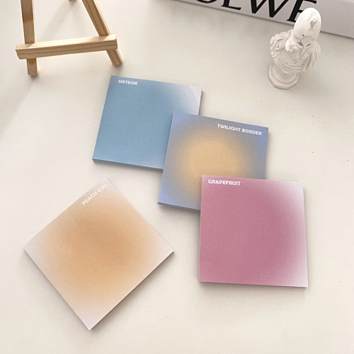 Giấy Nhớ Sticky Note Pad Sunset Gradual Gradient Dreamy Aesthetic (đọc mô tả)